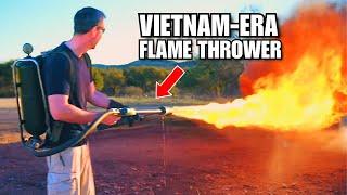 Firing Up a Vietnam-Era Flamethrower