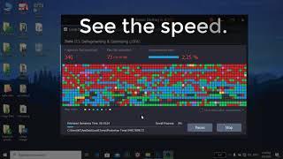 fast defrag with iobit smart defrag