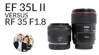 Canon EF 35mm f1.4L USM II Review and Canon RF 35mm f1.8 IS STM Macro Comparison