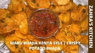 KENYAN STYLE CRISPY MARU BHAJIA  POTATO BHAJIAS  ZAHRAS KITCHEN