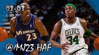 Michael Jordan vs Paul Pierce Wizards vs Celtics 2003.04.06-61pts Total MJ Best Ball Fake EVER