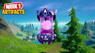 Fortnite All Alien Artifacts Location Guide Week 1 - Unlock Kymera Customizations