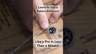 Land Nav Instructor Teaches How to Use a Button Compass #survivaltraining #camping #gear #outdoors