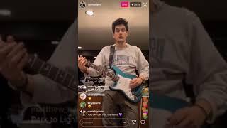 John Mayer Instagram Live 3162019 Playing guitar in his kitchen