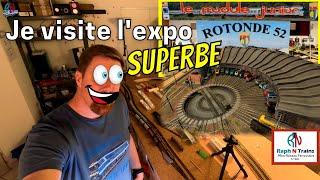  Expo de trains HO miniatures Chalindrey Rotonde 52 et cest chez moi en plus 