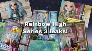 RAINBOW HIGH SERIES 3 REVEALED  New Rainbow High doll leaks 2021