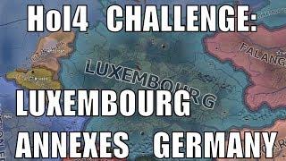 Hearts of Iron 4 Challenge Luxembourg annexes Germany