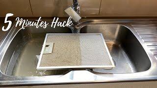 How to Clean Range Hood Filters in 5 Minutes with Baking Soda