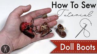 How To Sew Doll Boots - Pattern & Tutorial - Fit for Custom Blythe Licca Barbie Sindy and more