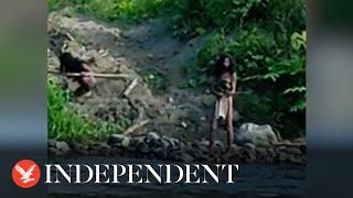 Video shows uncontacted tribe near Indonesias nickel mine