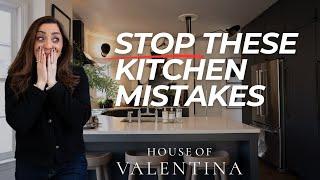 KITCHEN MISTAKES I dont Make ANYMORE & HOW TO EASILY FIX THEM  COMMON DESIGN MISTAKES