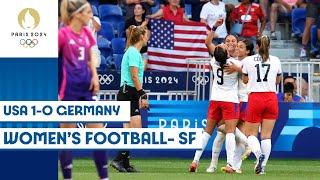 Team USA advance to women’s football final  Paris 2024 highlights