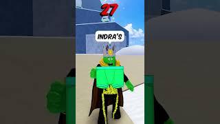 EVIL RIP INDRA CURSED HIM IN BLOX FRUITS  #shorts