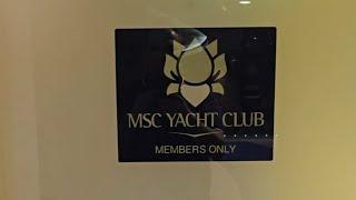 MSC Fantasia - Yachtclub - Rundgang durch den YC-Bereich und Suite 15012