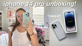 unboxing the iphone 14 pro 