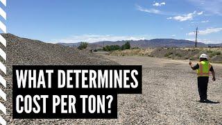 What Determines the Cost Per Ton at an Aggregates Quarry?