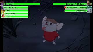 The Rescuers Down Under 1990 Final Battle with healthbars