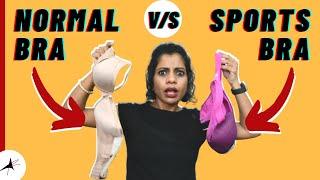 Sports Bra Vs Normal Bra  How To Choose Correct Sports Bra