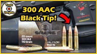 Did Blackout Score the Knockout?...Sabre Blade .300 AAC Blackout AR-15 Self-Defense AMMO test