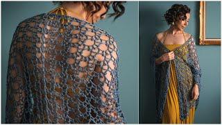 Step-by-Step Instructions Crochet the Easy Beginner Friendly Dantelina Shawl