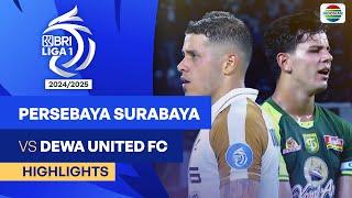 Persebaya Surabaya VS Dewa United FC - Highlights  BRI Liga 1 202425