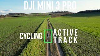 DJI Mini 3 Pro Active Track test footage 4K - gravel cycling in Limburg The Netherlands