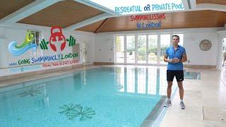 Residential or private pool swimming lessons in London