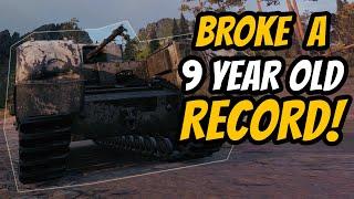 BROKE A 9 YEAR OLD RECORD