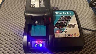 Установка вольтметраамперметра и вентилятора на зарядное устройство макитаmakita dc18rc
