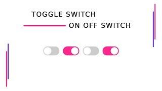 CSS Toggle Switch  On Off Button Design Using HTML And CSS  4 Minutes Tutorial