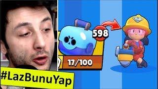 598 KUTU = BEDAVA JACKY #LazBunuYap Brawl Stars