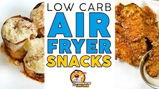 EASY Low Carb AIR FRYER Snacks - 2 Savory & Sweet KETO Recipes