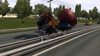 Везём негабарит Ночной рейс ETS2