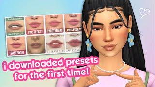 USING CC PRESETS TO CREATE A SIM - how was i not doing this earlier 