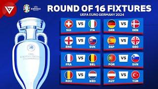  JADWAL & JADWAL Babak 16 Besar UEFA EURO 2024 - Jadwal Pertandingan Babak 16 Besar EURO 2024