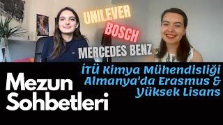 Mezun Sohbetleri  İTÜ Kimya Mühendisliği İş İmkanları & Almanyada Yüksek Lisans  Lales Diary