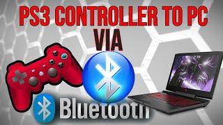 Connect PS3 controller to pc via Bluetooth wireless - VERY EASY