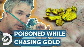 Dustin RISKS HIS LIFE While Chasing Chunky Gold Nuggets  Gold Rush White Water