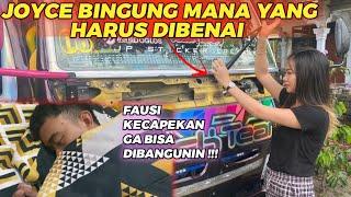 JOYCE SENDIRIAN BENAIN TRUCK FAUSI ARDANT KE BENGKEL 