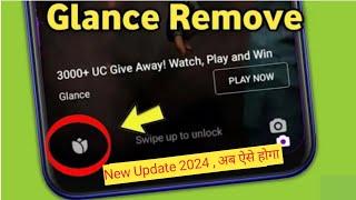 glance wallpaper kaise hataye  glance off kaise kare  glance for redmi remove  glance remove