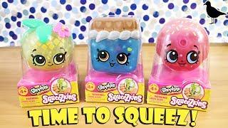 Shopkins Squeezkins Review Fun Squishy Toy Unboxing  Birdew Reviews