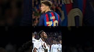 Reaction Gavi vs Vinicius Junior 