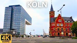 Driving in COLOGNE KÖLN Germany 2024   Scenic City Tour in 4K 