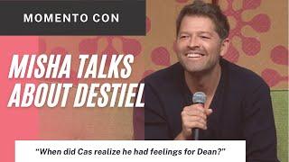 Misha Collins talks openly about Destiel at Momento Con.