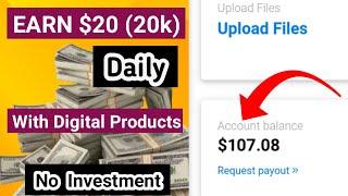 I made $100 100k in 2 days selling free Digital products with my phone how to make money online