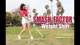 Smash Factor with Flightscope  Golf with Aimee