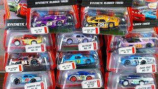 2009 Disney Cars Synthetic Tires Piston Cup Racers Collection Veteran Race Cars