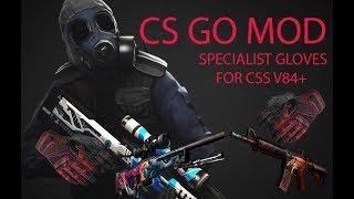 CS GO MOD FULL PAK SPECIALIST GLOVES Crimson Kimono for CSS V84+