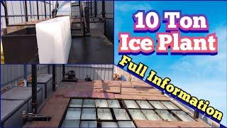 10 Ton Block Ice Plant In Freon Gas  Fully Automatic Plant
