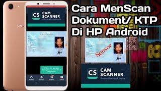 Cara Scan Dokumen  KTP di HP Android